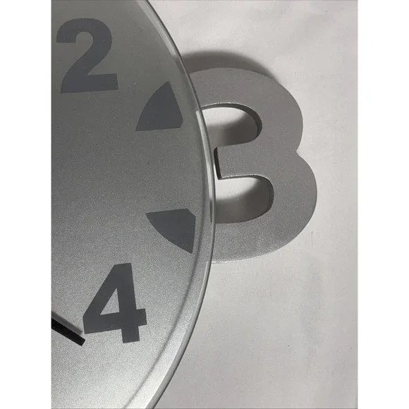 Modern Wall Clock Mid Century Modern Inspired Home Decor - Picture 8 of 8